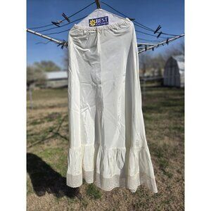 Classic Cream Half Slip with Lace Trim